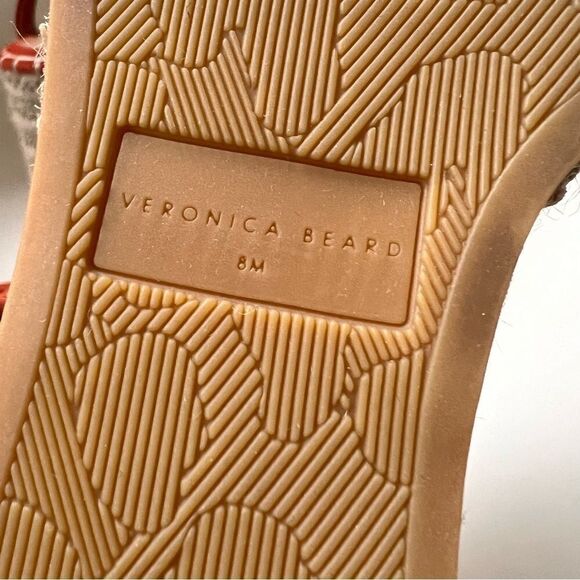 Veronica Beard Reema Espadrille Platform Wedge Sandal Red US 8 NEW MSRP $330 - Picture 9 of 9